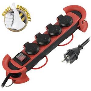 Transmedia 4-way power strip, 5m, outdoor