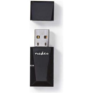 NET NEDIS Wireless USB adap. N300 2.4 GHz Black WSNWM300BK