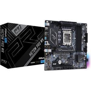 ASRock H670M Pro RS - motherboard - micro ATX - LGA1700 Socket - H670