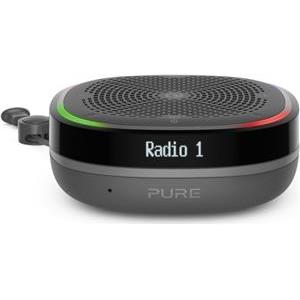 Pure StreamR Portable smart radio with Bluetooth and one-touch Alexa - Stone Grey