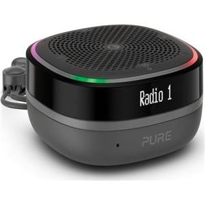 Pure StreamR Portable smart radio with Bluetooth and one-touch Alexa - Charcoal