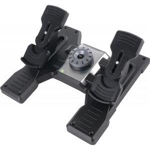 Logitech G Saitek Pro Flight Rudder Pedals Simulations-Pedale zur Rudersteuerung mit Zehenbremse