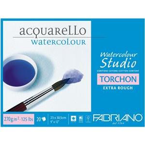 Blok Fabriano watercolor 23x30,5 270g 20L 19100276