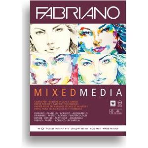 Blok Fabriano mixed media 14,8x21,0 250g 19100502