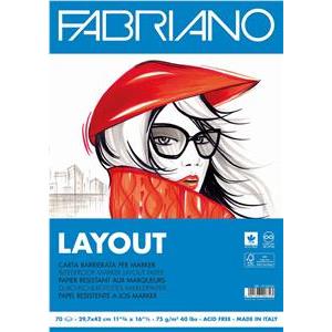 Blok Fabriano layout za marker A3 70L 75g 19100506