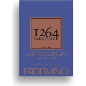 Blok Fabriano 1264 bristol 21x29,7 (A4) 200g 50L ljepljen na vrhu 19100654