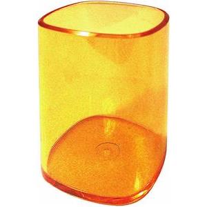 Čaša za olovke Arda transparent narančasta TR4111AR
