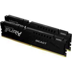 Kingston Fury Beast Black 16GB DDR5 5200-40, (2x8GB), KF552C40BBK2-16