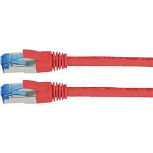 Patchkabel CAT6a RJ45 S/FTP 1m Red