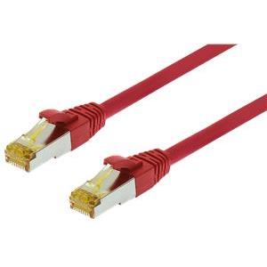 Patchkabel CAT6a RJ45 S/FTP 0,5m Red