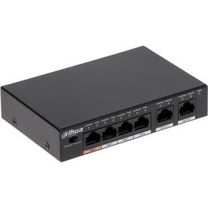 Poe Switch Dahua DAHUA PFS3006-4ET-60 6 Portni 4+2 , 4 X PoE , 2 X Uplink 1000 Mbps