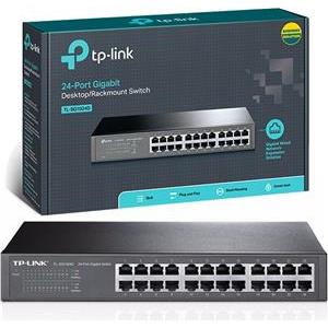 Switch TP-LINK TL-SG1024D (24 x 10/100/1000Mbps, Rackmount, MDI/MDI-X switch) Retail