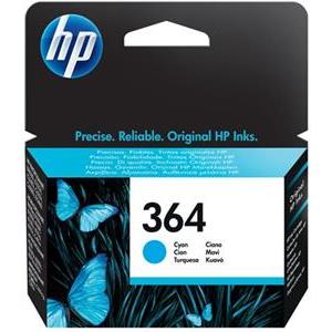 Tinta HP CB318EE (no. 364), Cyan