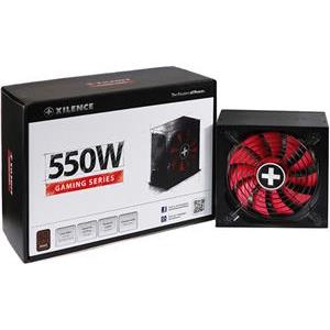 Xilence 550W Gaming, ATX 2.4 80+ BRONZE, aktivan PFC, 2×PCIe, 6×SATA, 20+4-pina, 120mm ventilator, crno