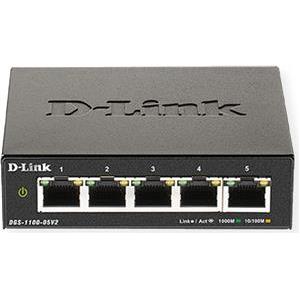 D-Link DGS-1100-05V2 Smart Managed Switch 5-Port