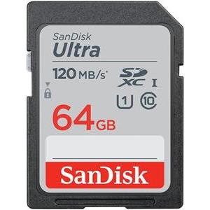 SanDisk Ultra SDXC 64GB 100 MB/s UHS-I Class 10