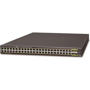 Planet 48x High Power PoE Gigabit Ports 4 SFP Managed Rackmount Switch