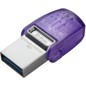 Kingston 64GB DataTraveler microDuo 3C 200MB/s dual USB-A + USB-C EAN: 740617328219