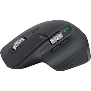 Miš LOGITECH MX Master 3S Performance, laserski, bežični, BT, Unifying receiver USB, crni