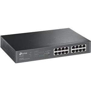 TP-Link TL-SG1016PE 16-port Gigabit Easy Smart Desktop/Rackmount PoE+ preklopnik (Switch), 16×10/100/1000M RJ45 ports, 8×PoE+ ports, metalno kućište