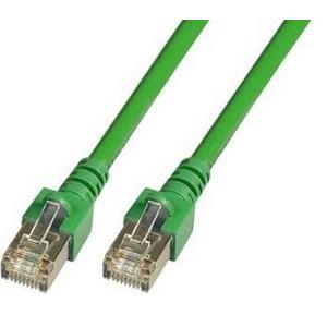 SF/UTP prespojni kabel Cat.5e PVC CCA AWG26, zeleni, 3,0 m