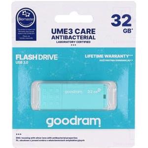 GOODRAM 32GB UME 3 Care cyan [USB 3.0]