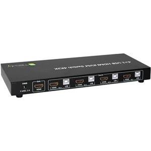 Techly Przełącznik KVM 4/1 HDMI