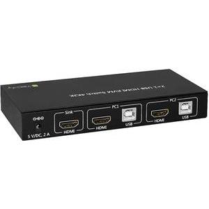 Techly Przełącznik KVM 2/1 HDMI