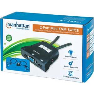 Manhattan Przełącznik KVM 2/1 USB