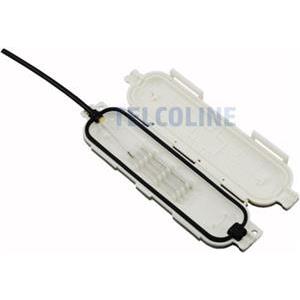 NFO Splice Closure Mini, for Drop Cables, 4 splices