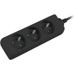 Lanberg 3 sockets PL 1.5m black