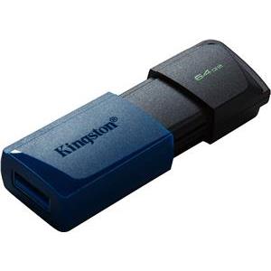 Kingston 64GB USB 3.2 Gen 1 DataTraveler Exodia M (Black + Blue)
