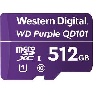 WD 512GB Purple microSD Card Ultra