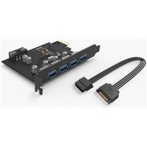 Expansion Card PCIe 3.0 x1, 4-port USB 3.0, ORICO PME-4U