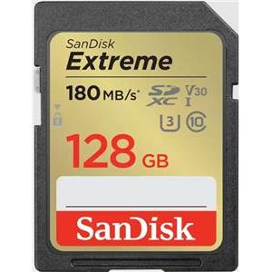 SanDisk SDXC 128GB Extreme UHS-I U3 V30 180/90 MB/s