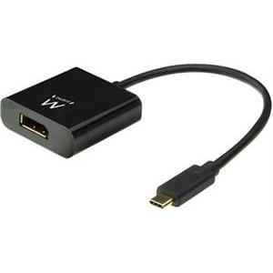 Adapter USB-C to DP 4K, black, Ewent EW9825