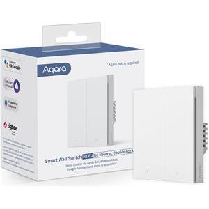 Aqara smart double wall switch AK072EUW01 without neutral conductor
