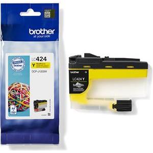 Brother LC424Y - yellow - original - ink cartridge
