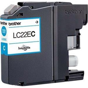 Brother LC22EC - Super High Yield - cyan - original - ink cartridge