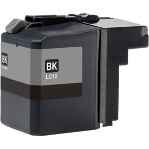 Brother LC12EBK - XL Capacity - black - original - ink cartridge