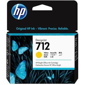 HP 712 - yellow - original - DesignJet - ink cartridge