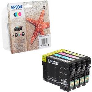 Epson 603 Multipack - 4-pack - black, yellow, cyan, magenta - original - ink cartridge