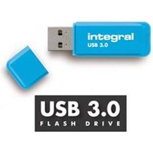 INTEGRAL NEON 32GB USB3.0 blue memory stick