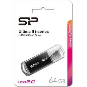 SP USB 2.0 FLASH DRIVE ULTIMALL ISERIES U02 64GB CRNI