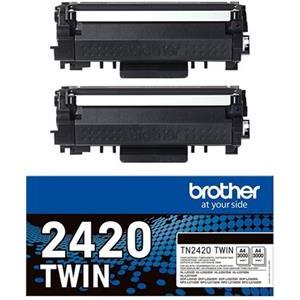 Brother TN2420 TWIN - 2-pack - High Yield - black - original - toner cartridge