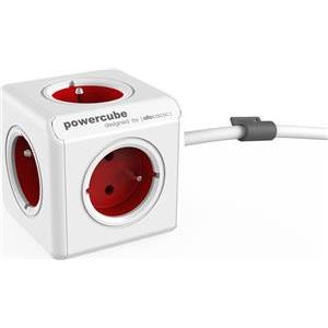 PowerCube Extended 5 gniazd 1.5m czerwony