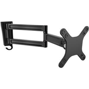 StarTech.com Monitor Wall Mount - Dual Swivel - Supports 13'' to 34'' Monitors - VESA Monitor / TV Wall Mount - Wall Mount Swivel Monitor Arm - Black (ARMWALLDS) - wall mount (adjustable arm)