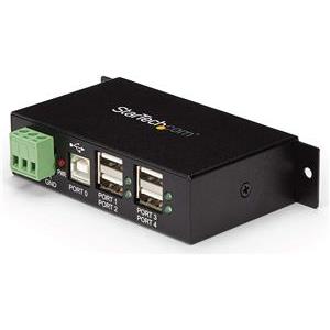 StarTech.com Rackmount USB 3.0 Hub - 4 Port Rugged Industrial USB 3.0 Hub - hub - 4 ports