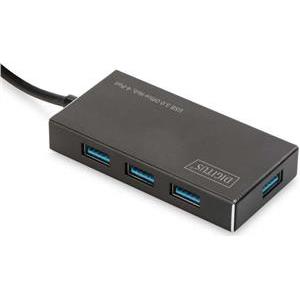 DIGITUS USB 3.0 Office Hub DA-70240-1 - hub - 4 ports