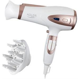 Adler ionic hair dryer 2200W AD 2248 white